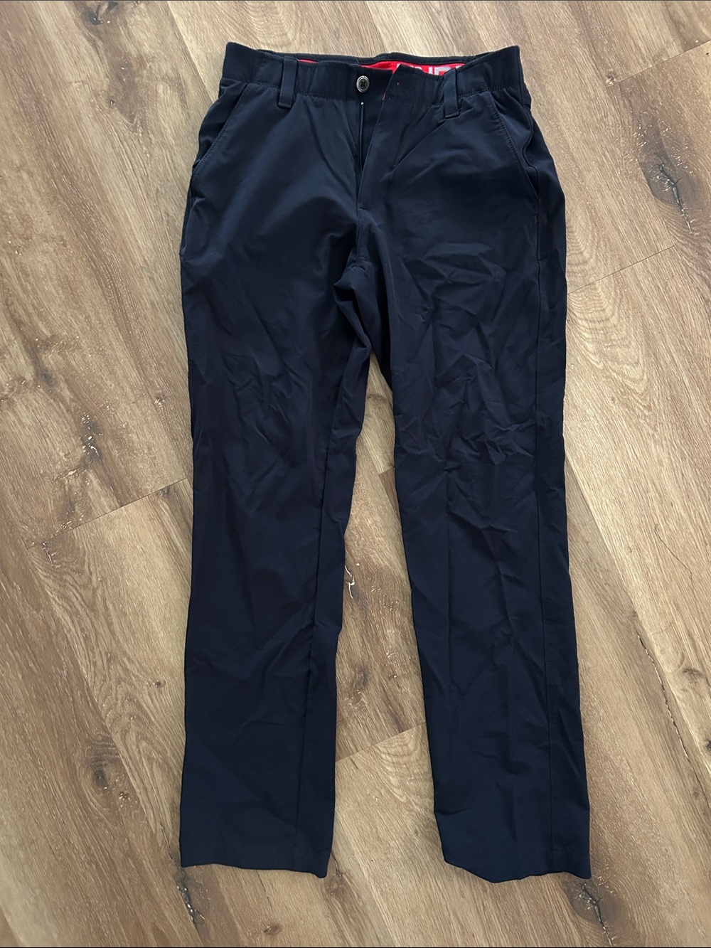 Men's Black UA Performance Pants - Classic Straight Fit